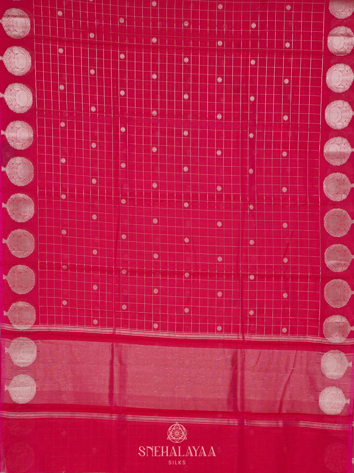 Pink Kota Cotton Saree