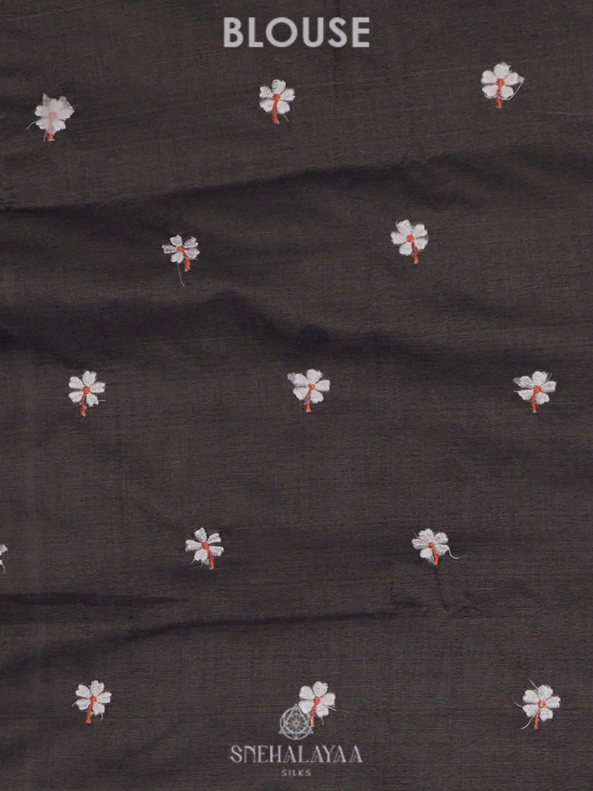 Grey Mul Cotton Saree