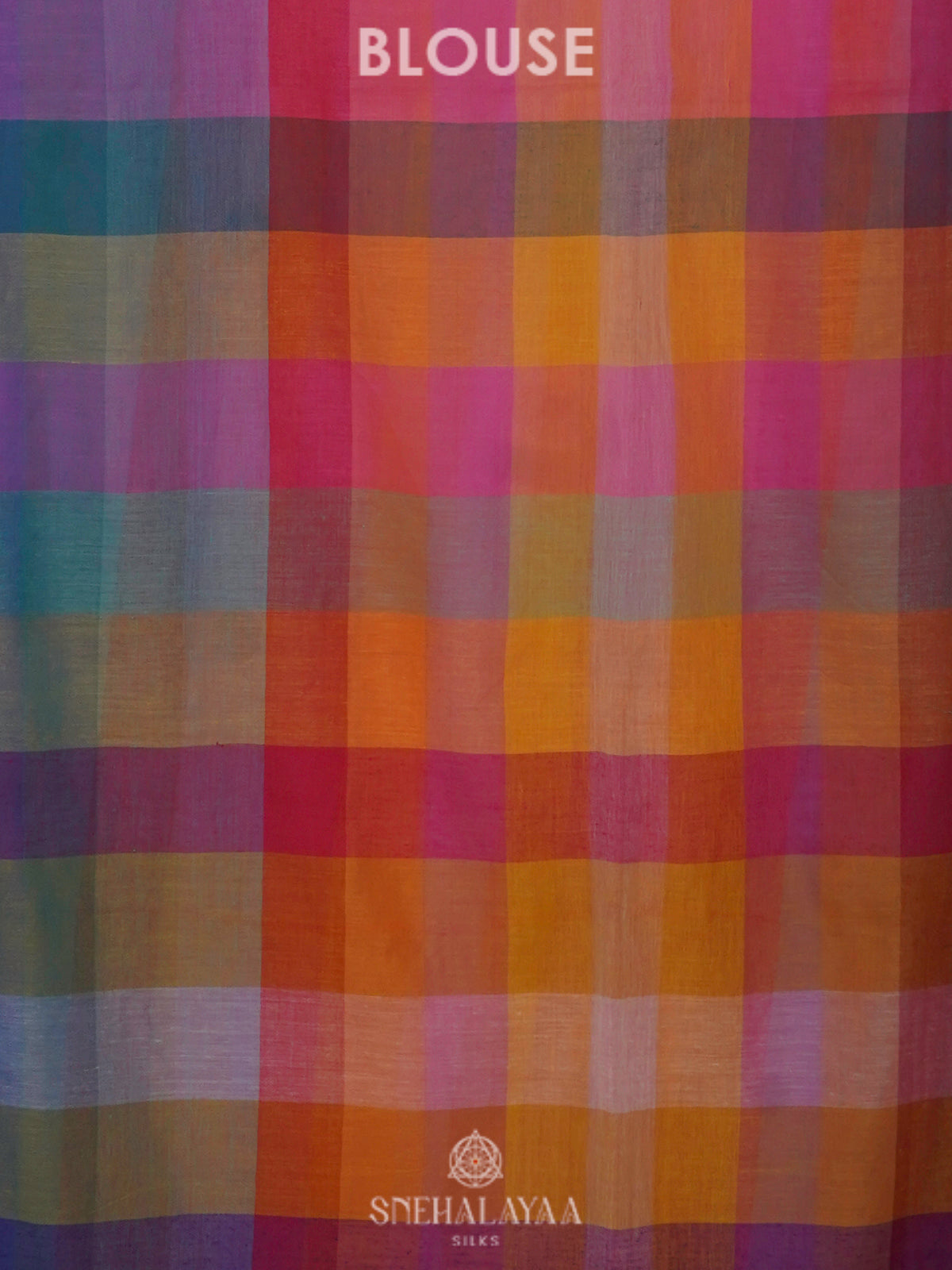 Multicolour Mul Cotton Saree