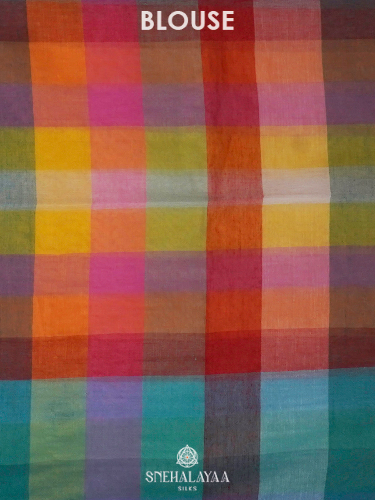 Multicolour Mul Cotton Saree