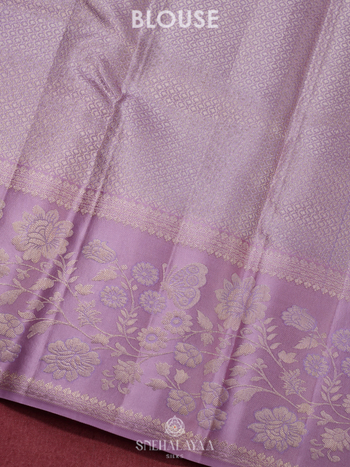 Lavender Kanjivaram Silk Saree