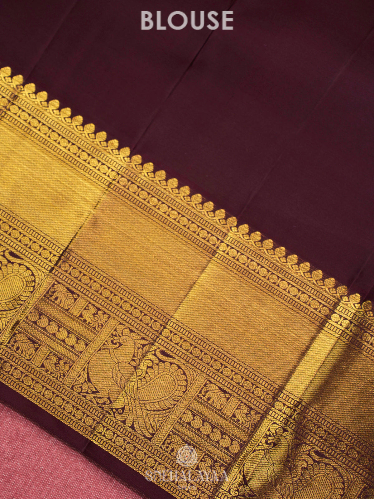 Orange Kanjivaram Silk Saree