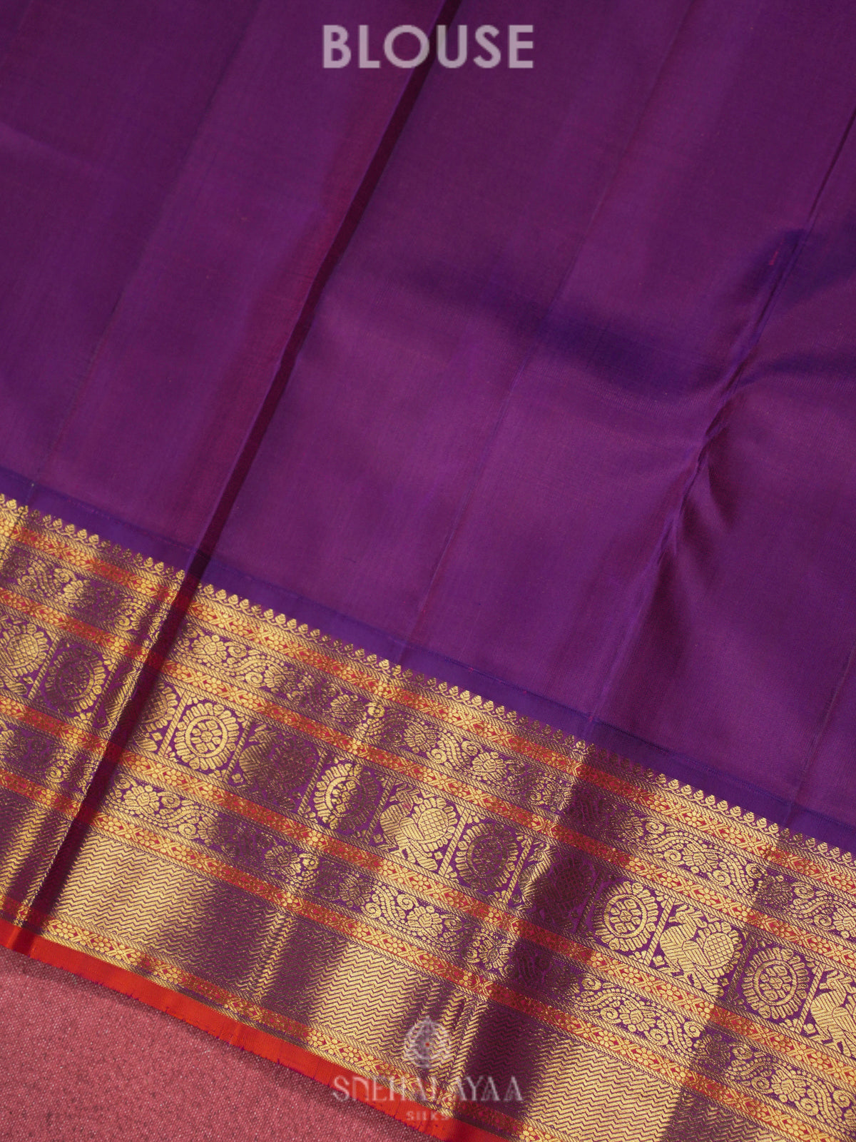 Yellow Kanjivaram Silk Saree