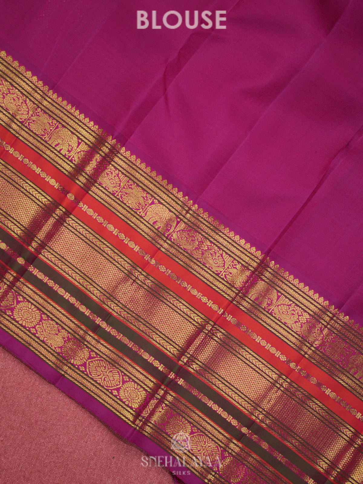 Mustard Yellow Kanjivaram Silk Saree