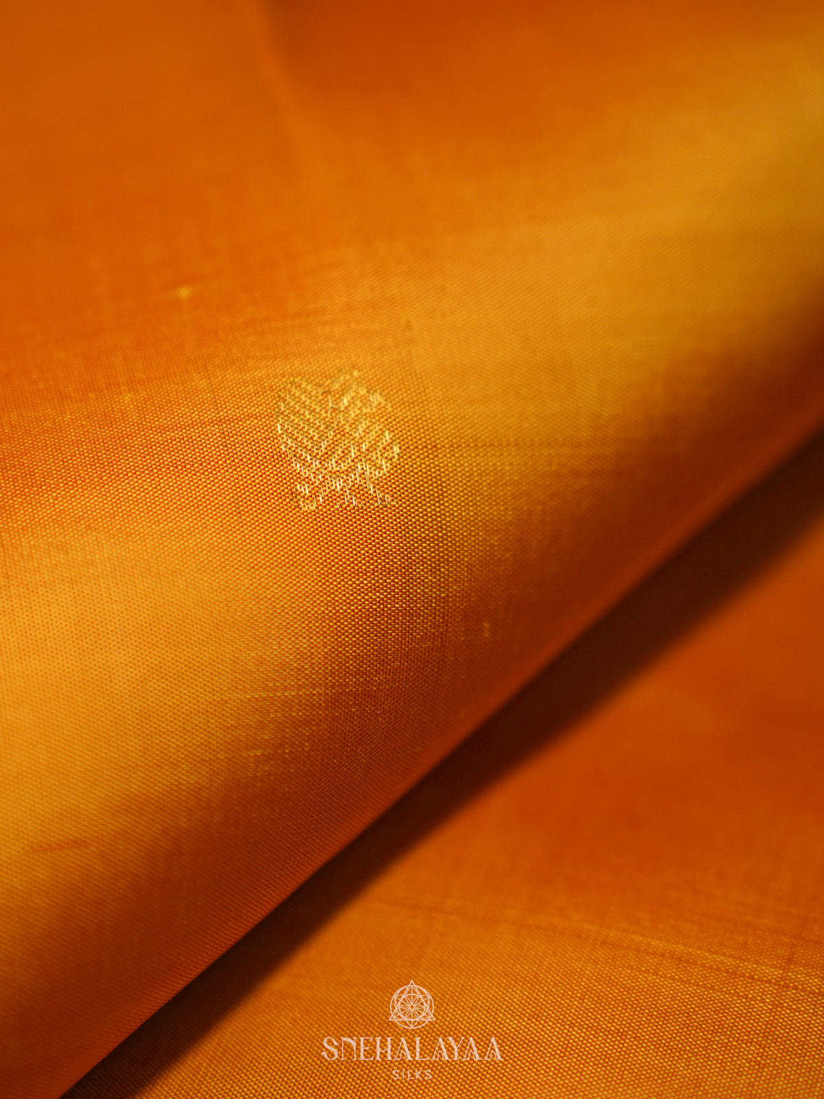 Orange Kanjivaram Silk Saree
