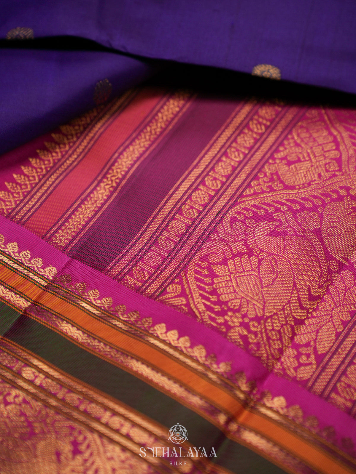 Blue Kanjivaram Silk Saree