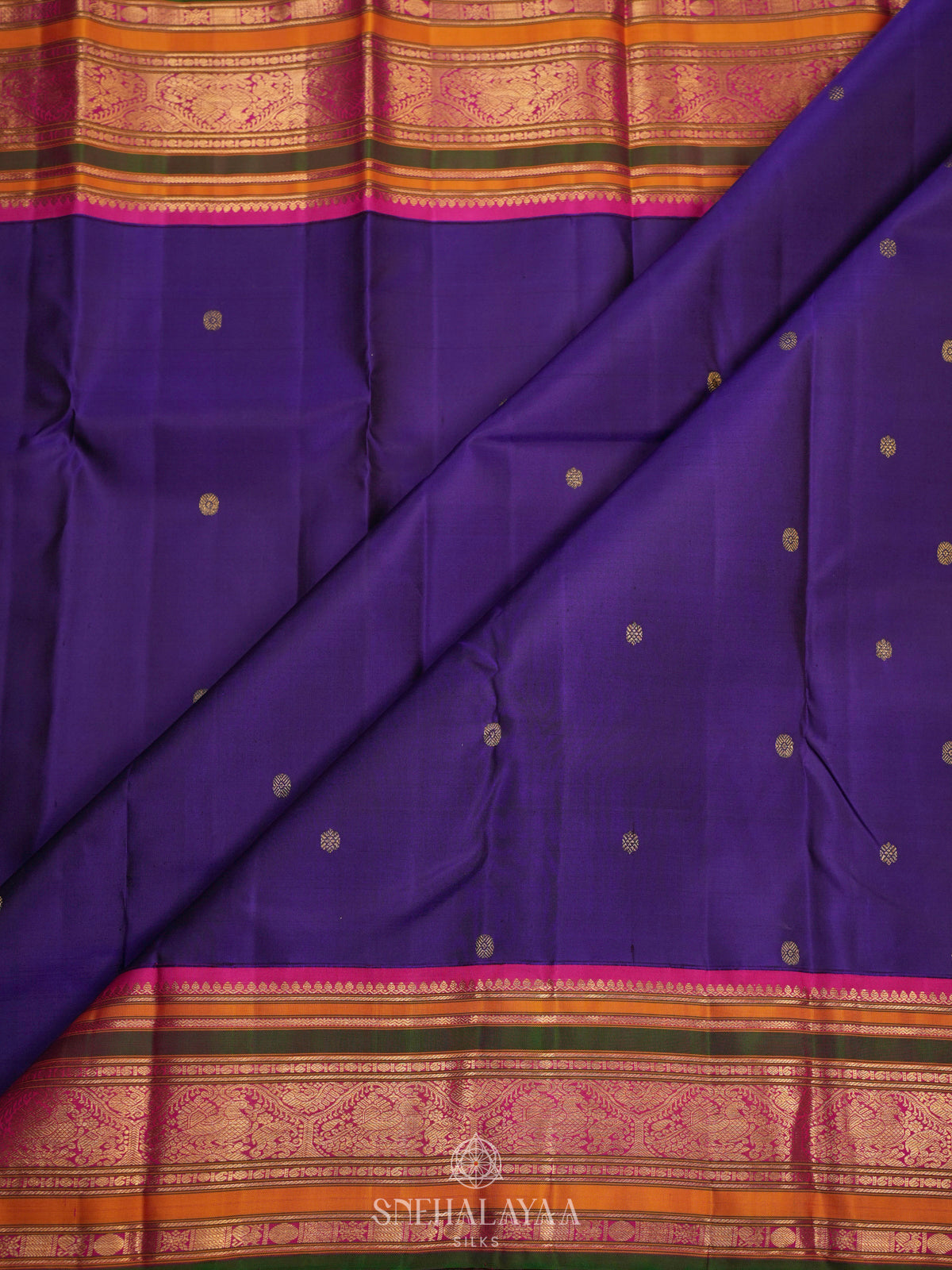 Blue Kanjivaram Silk Saree