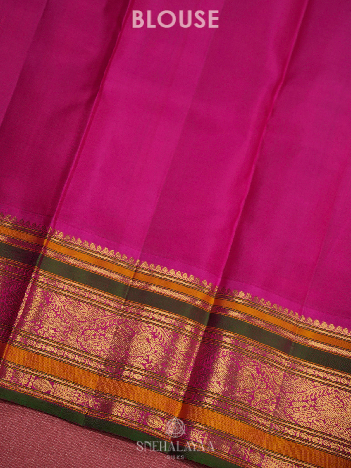 Blue Kanjivaram Silk Saree