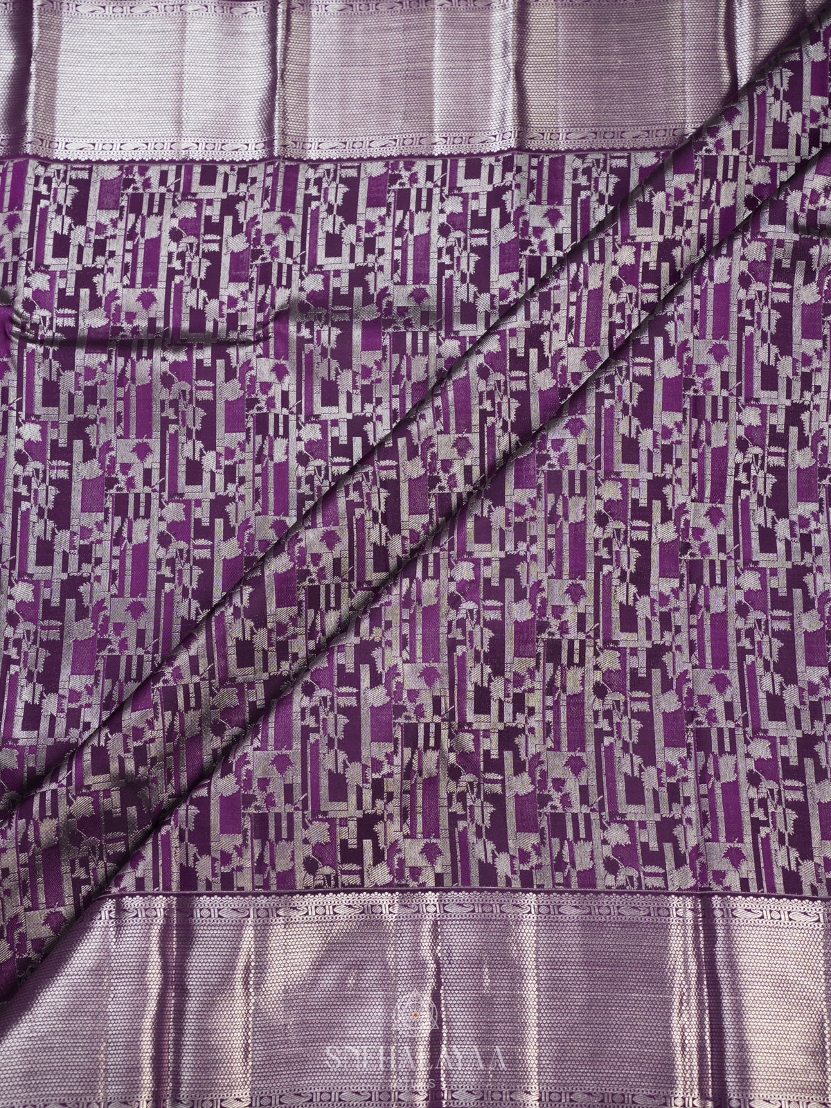Purple Kanjivaram Silk Saree