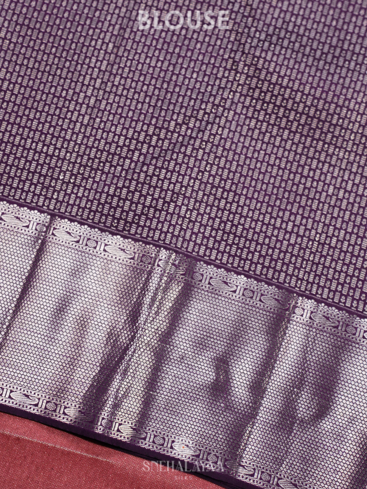 Purple Kanjivaram Silk Saree