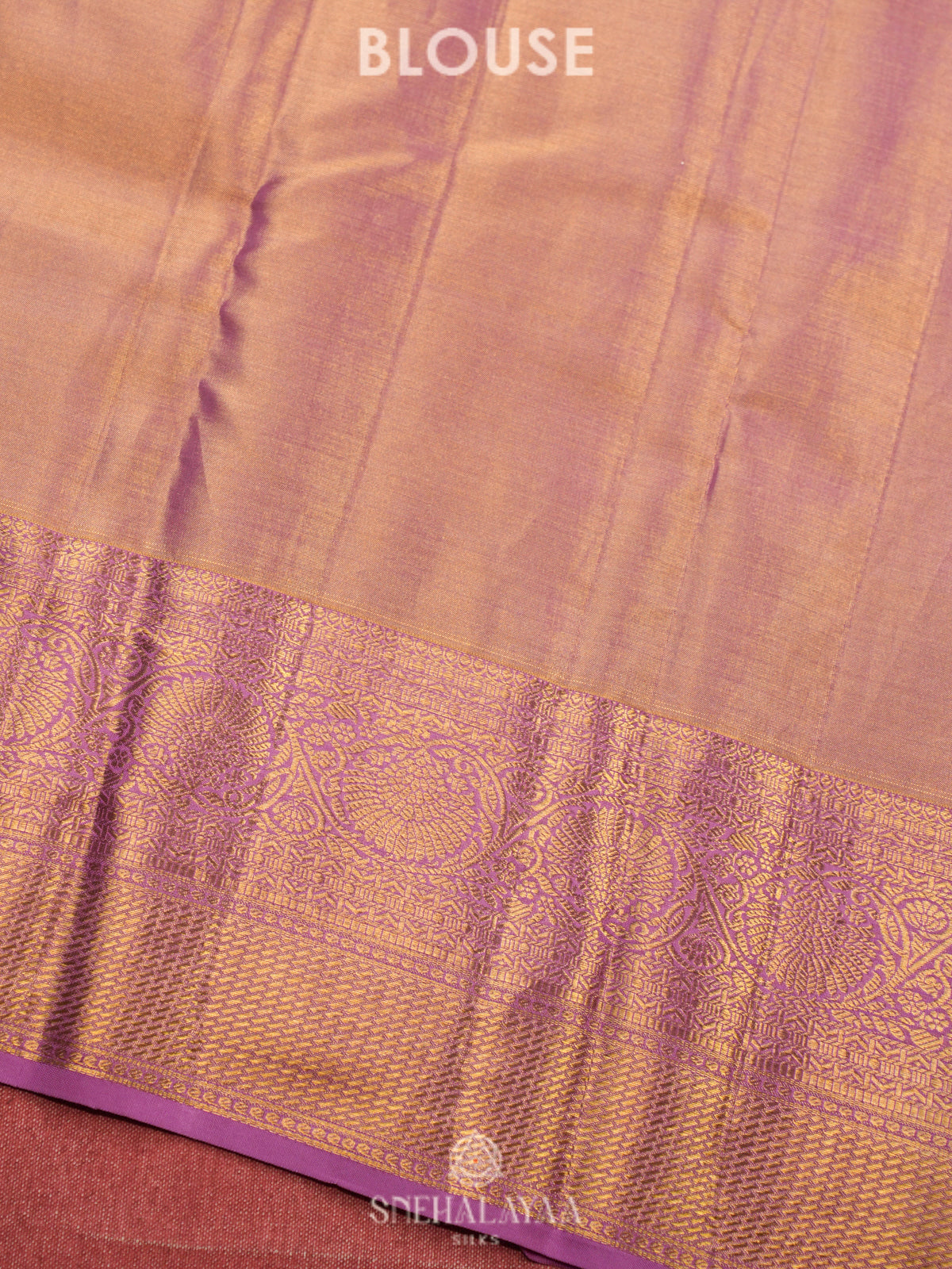 Mauve Pink Kanjivaram Silk Saree