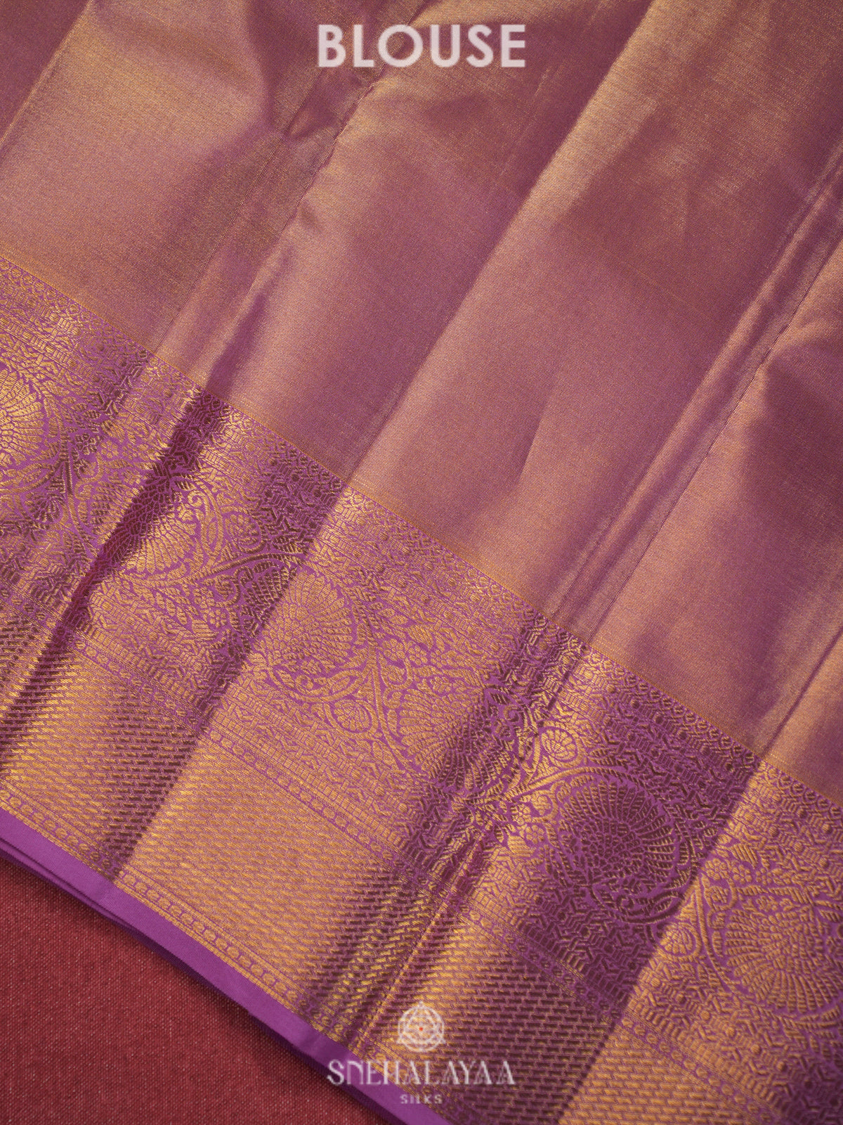 Mauve Pink Kanjivaram Silk Saree