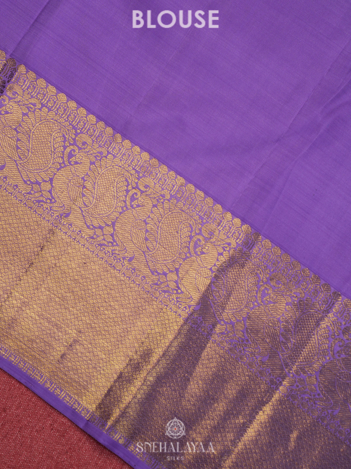 Lilac Kanjivaram Silk Saree