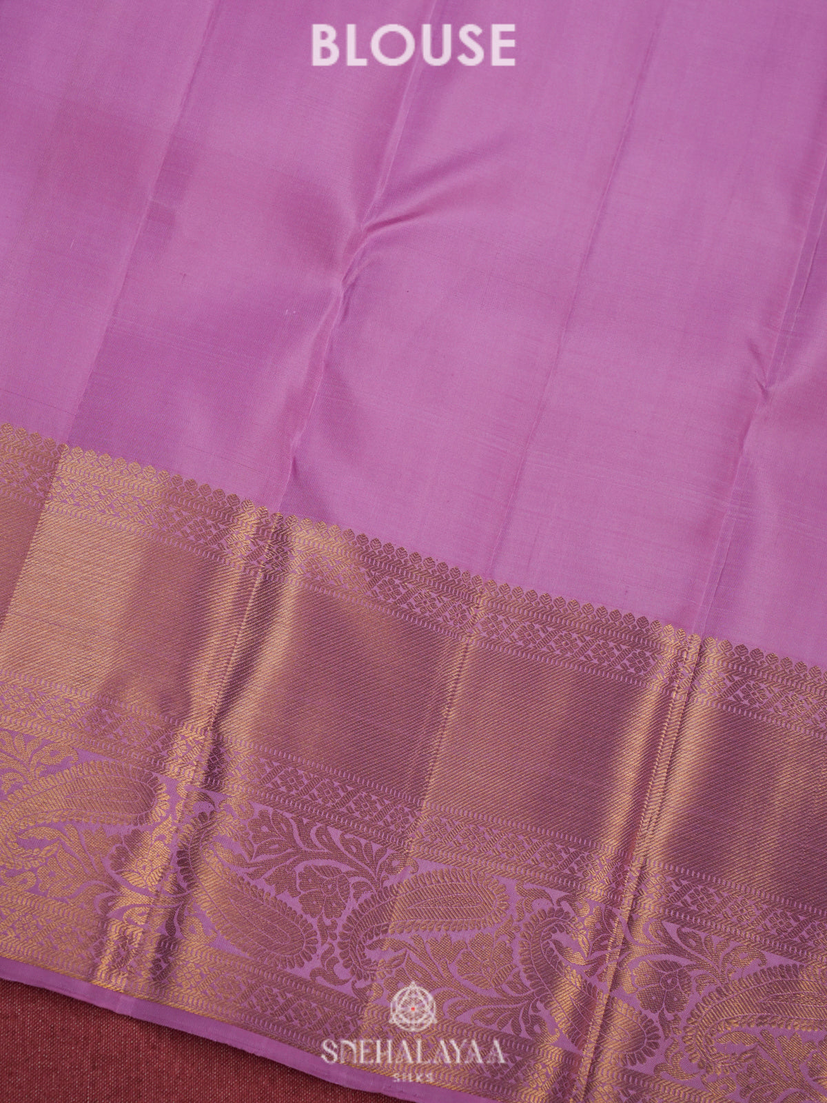 Lavender Kanjivaram Silk Saree