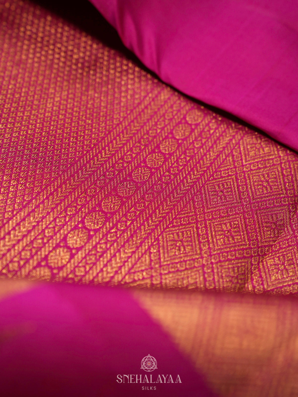 Pink Kanjivaram Silk Saree