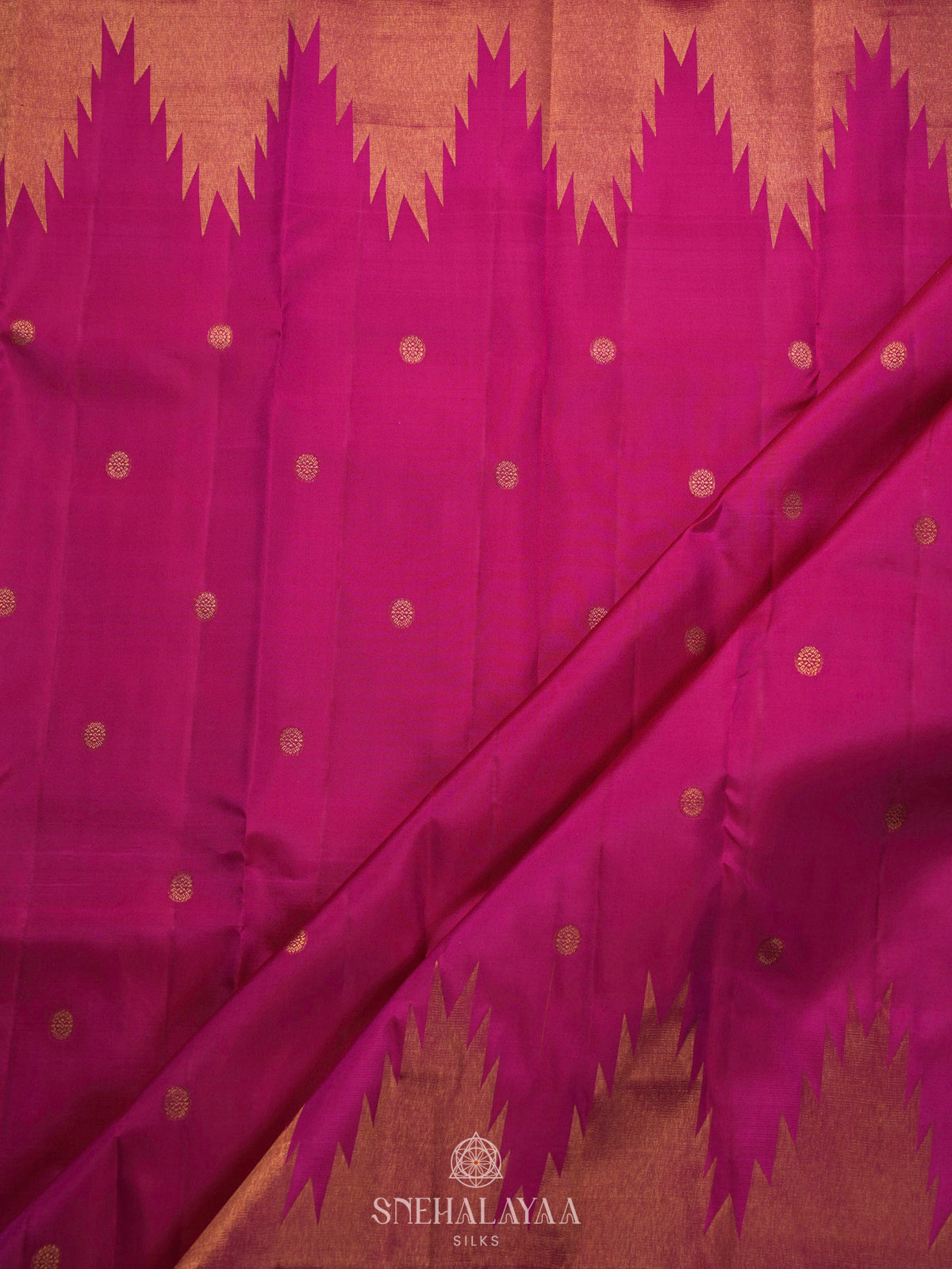 Pink Kanjivaram Silk Saree
