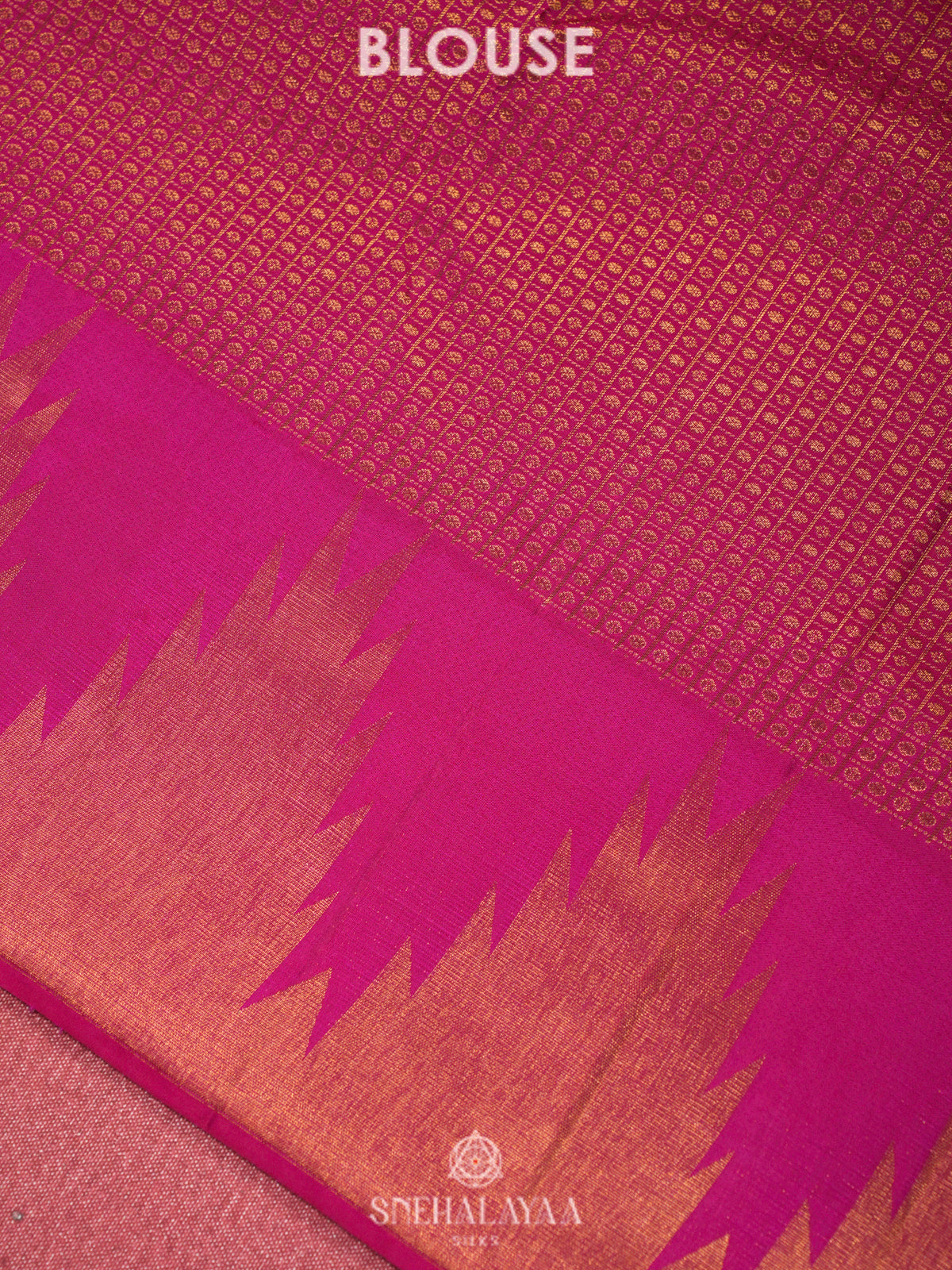 Pink Kanjivaram Silk Saree