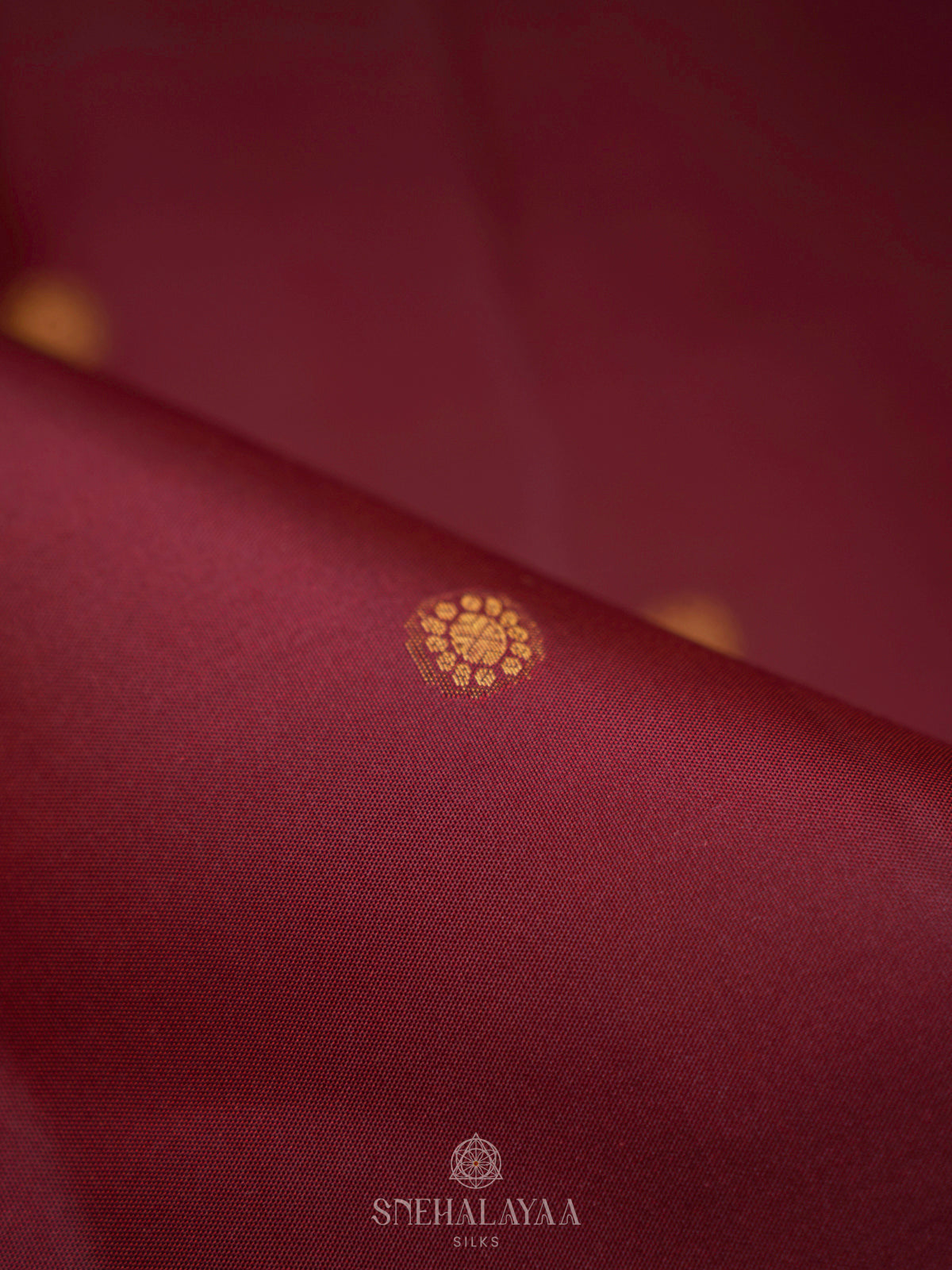 Maroon Kanjivaram Silk Saree