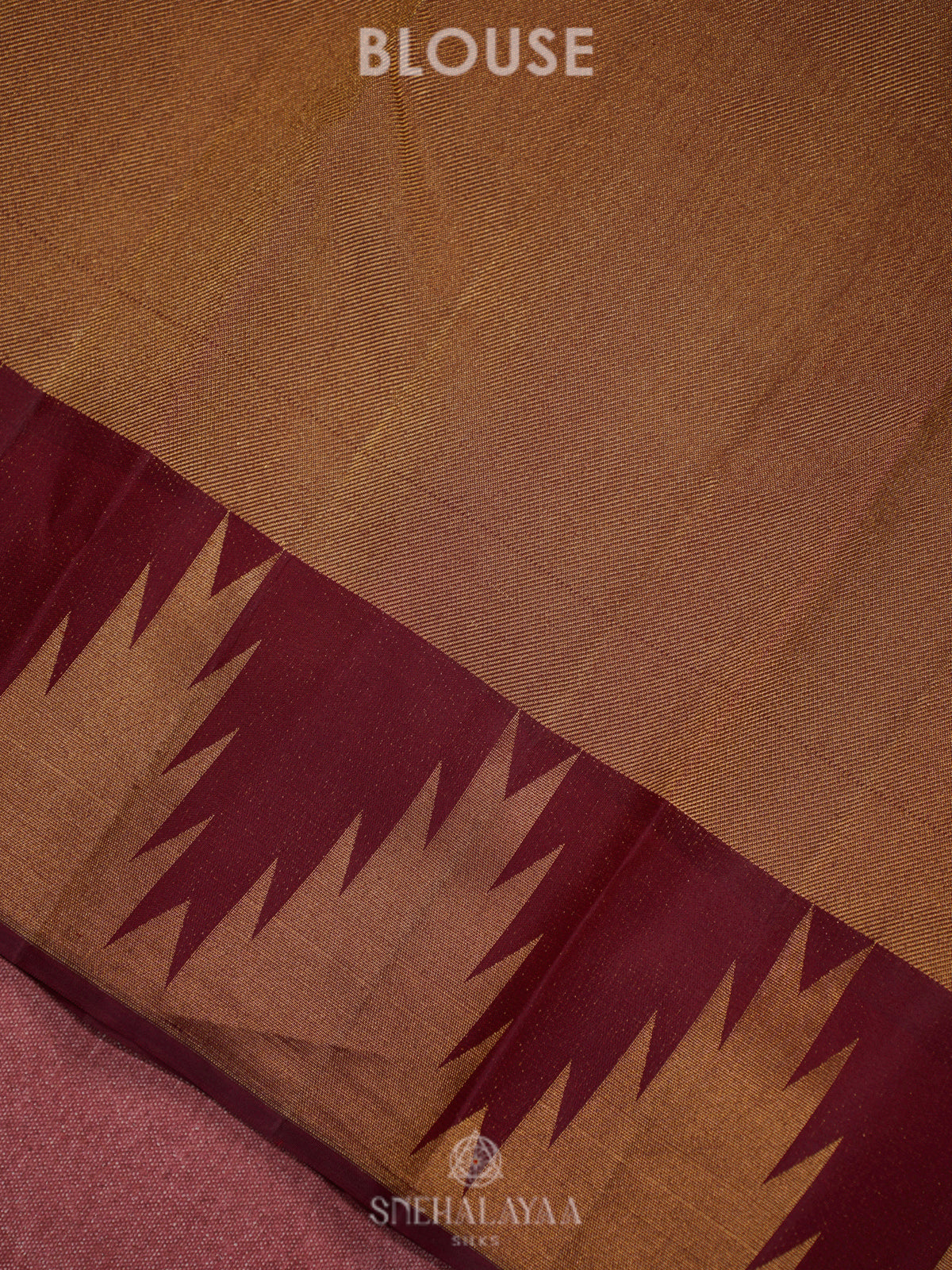 Maroon Kanjivaram Silk Saree