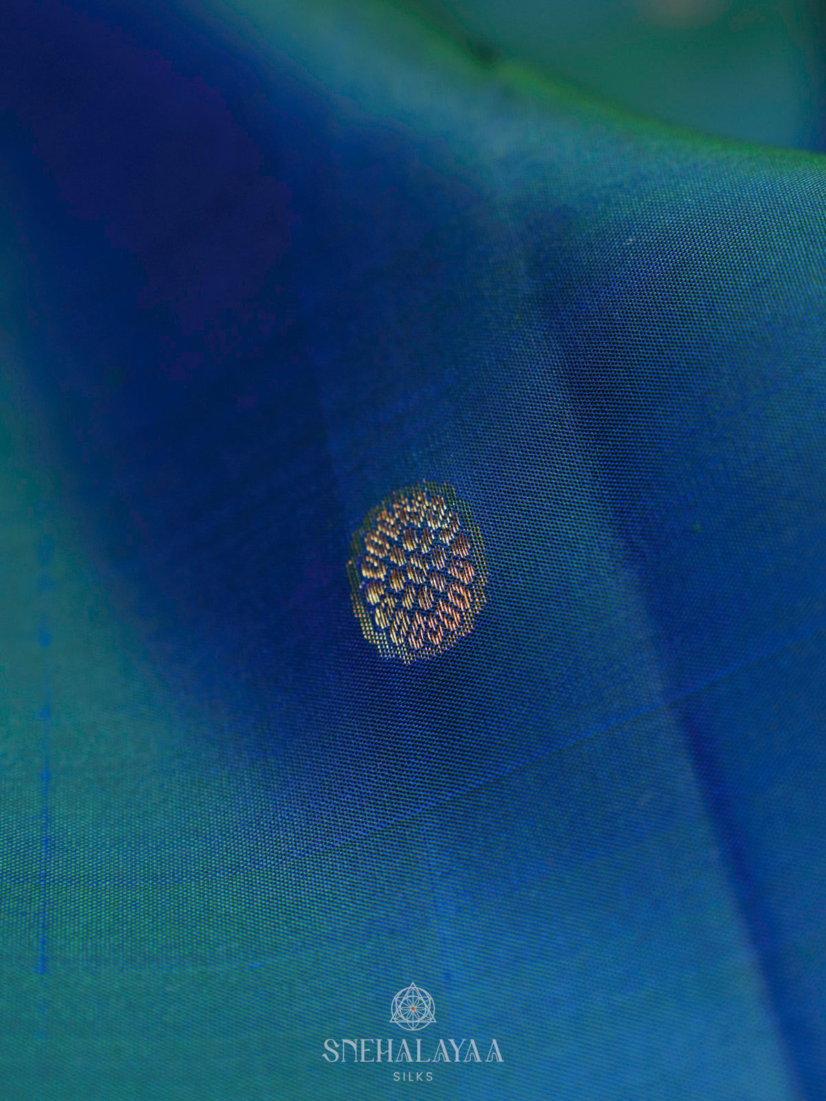 Blue Kanjivaram Silk Saree