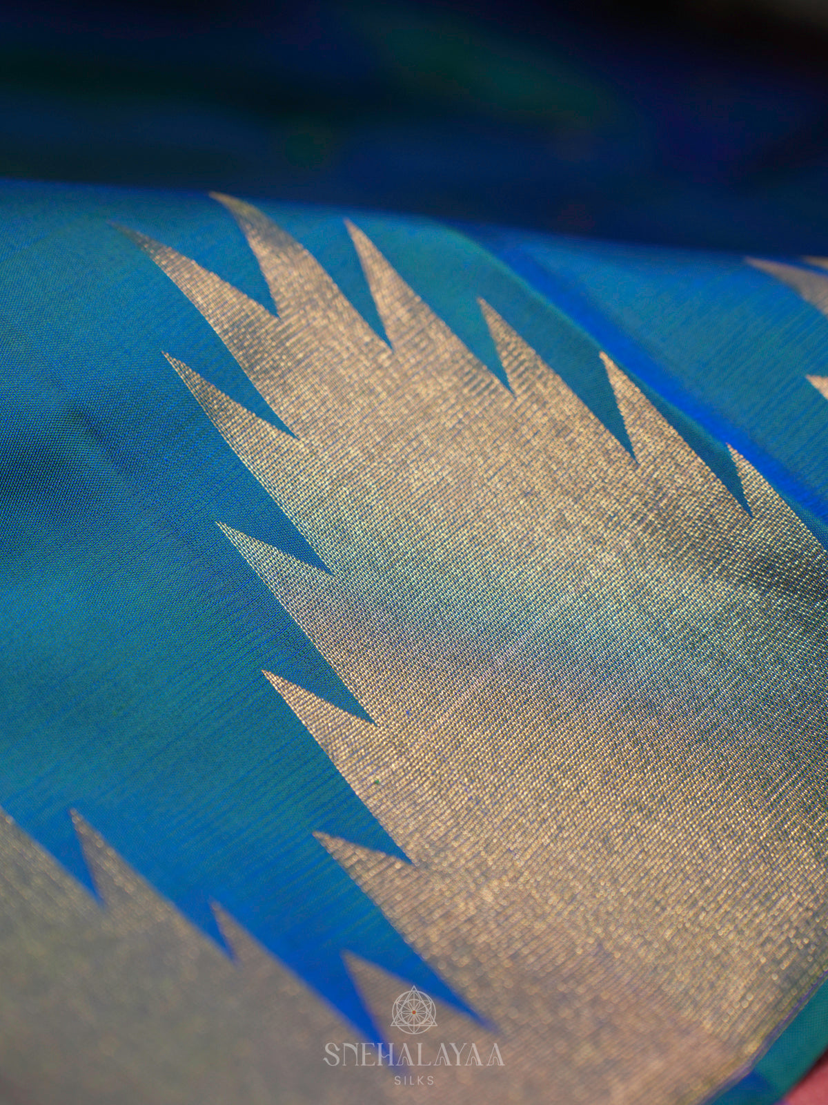 Blue Kanjivaram Silk Saree