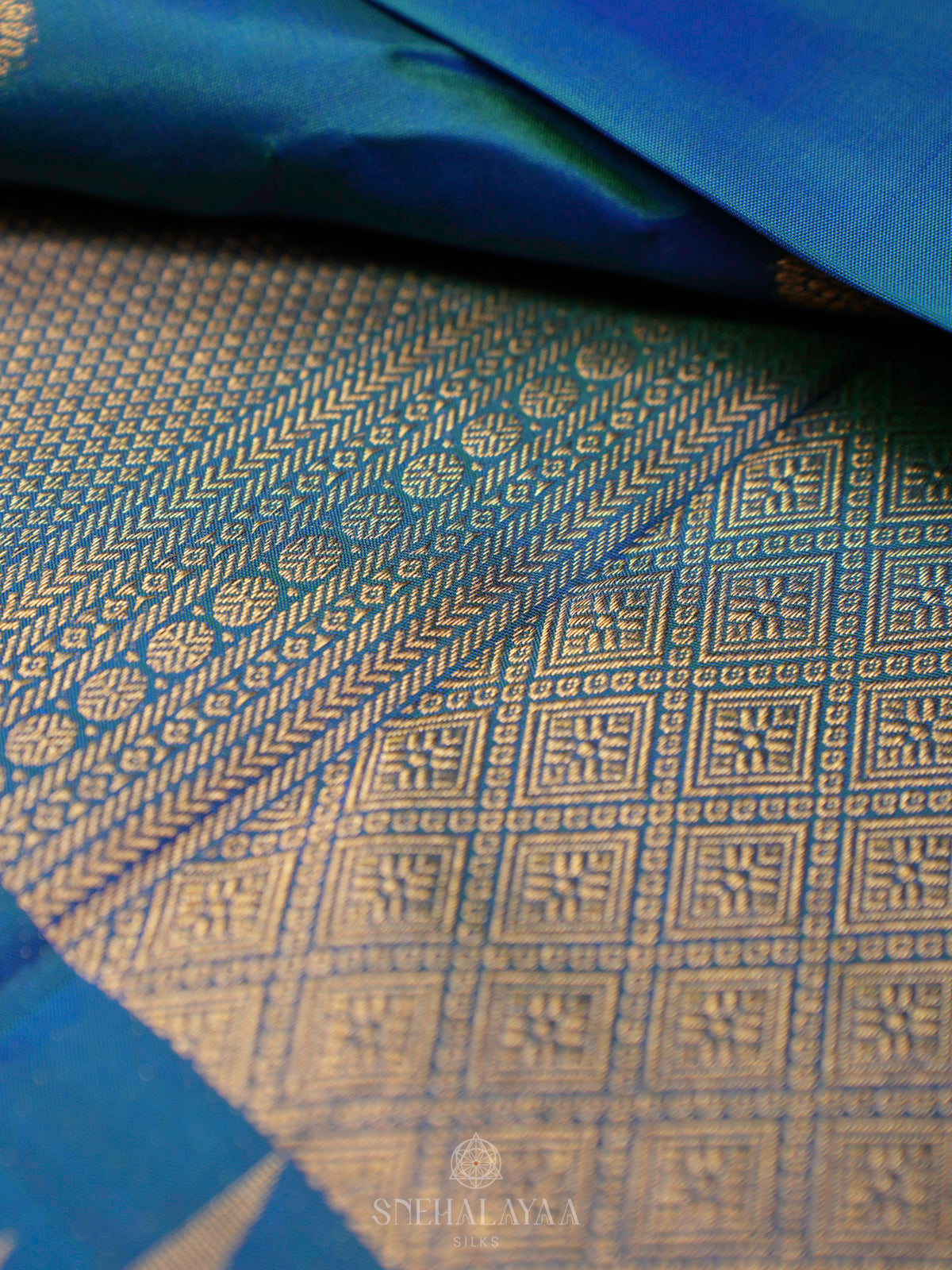 Blue Kanjivaram Silk Saree
