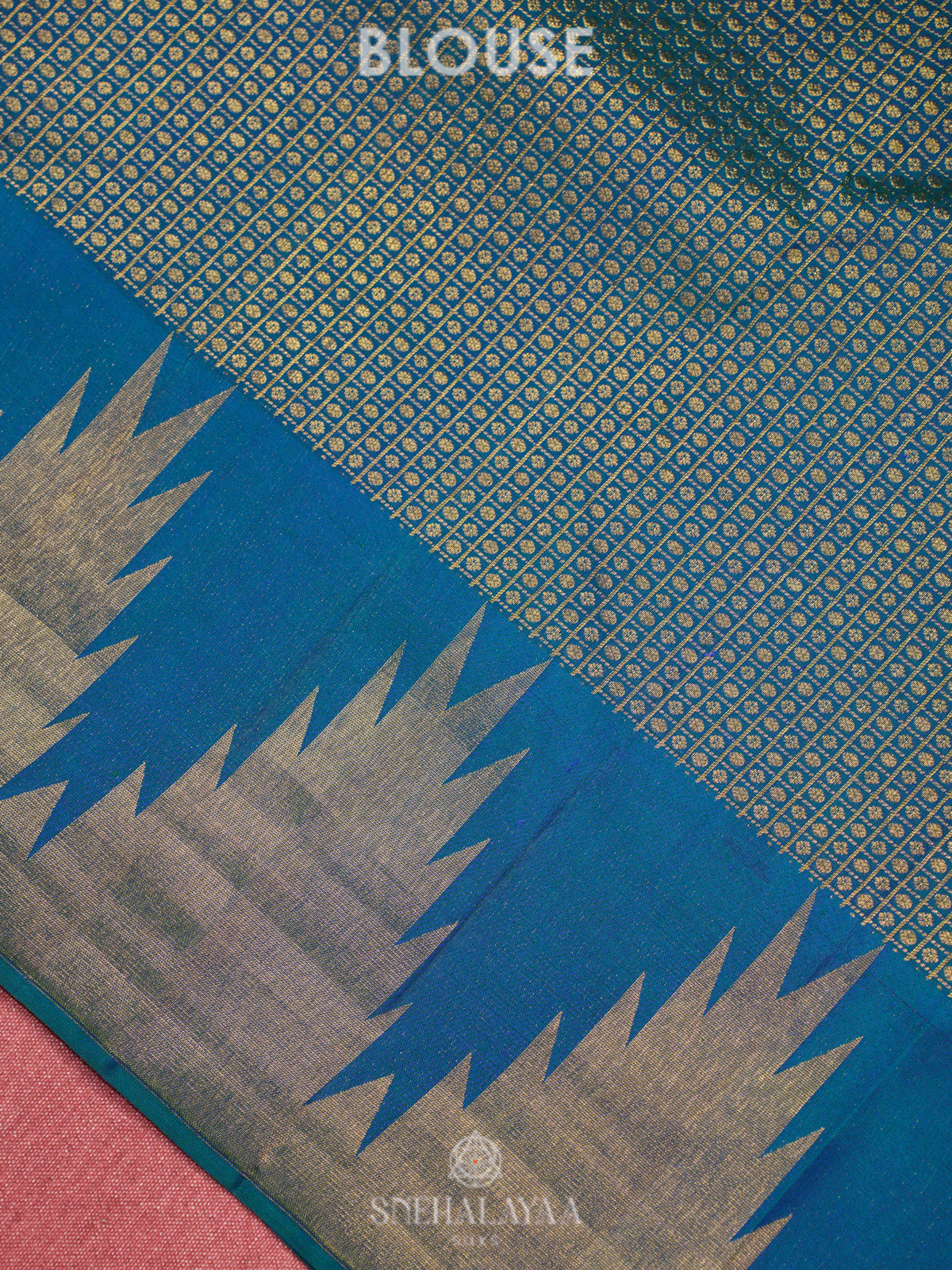 Blue Kanjivaram Silk Saree
