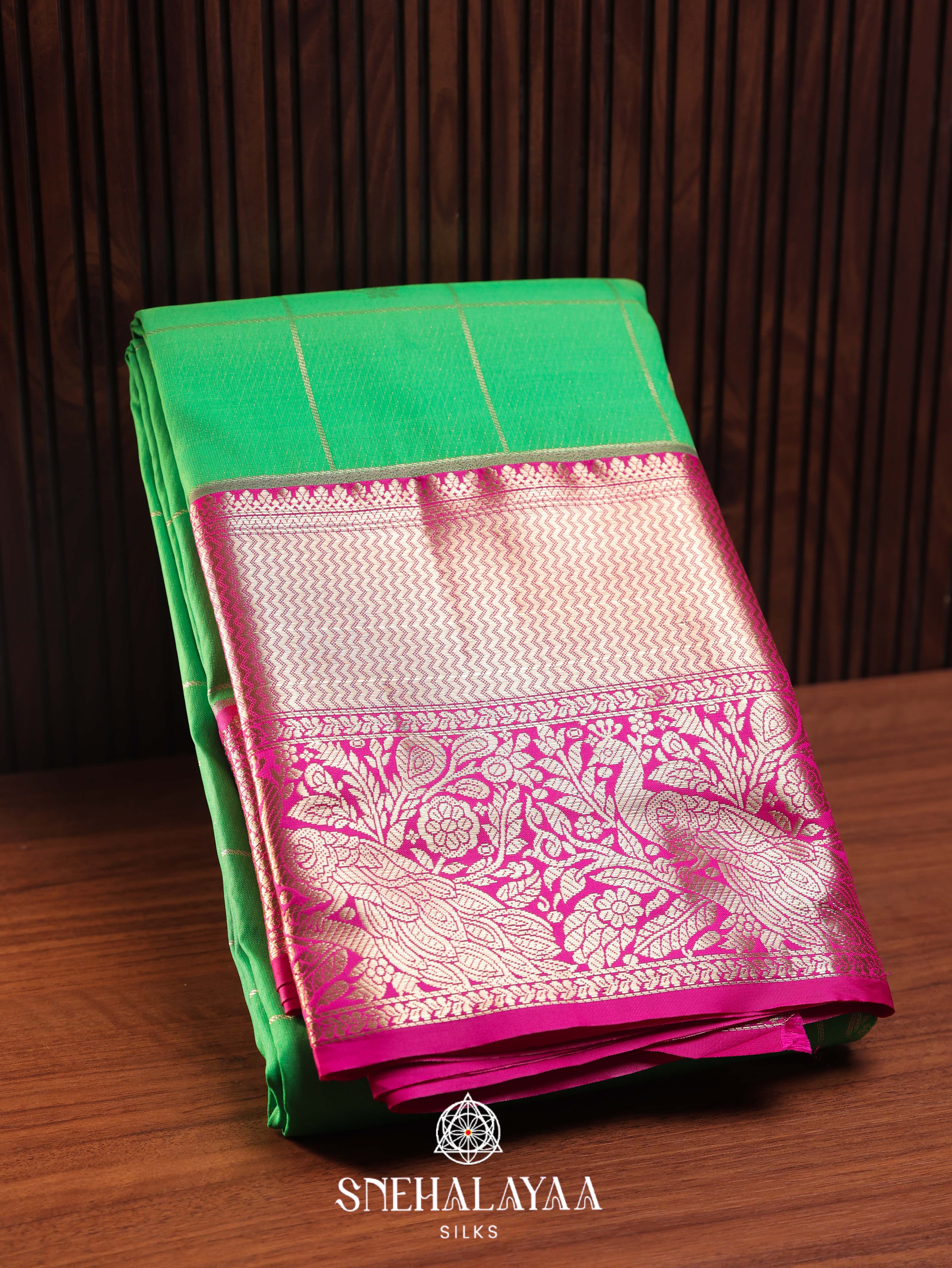 Green Art Silk Saree