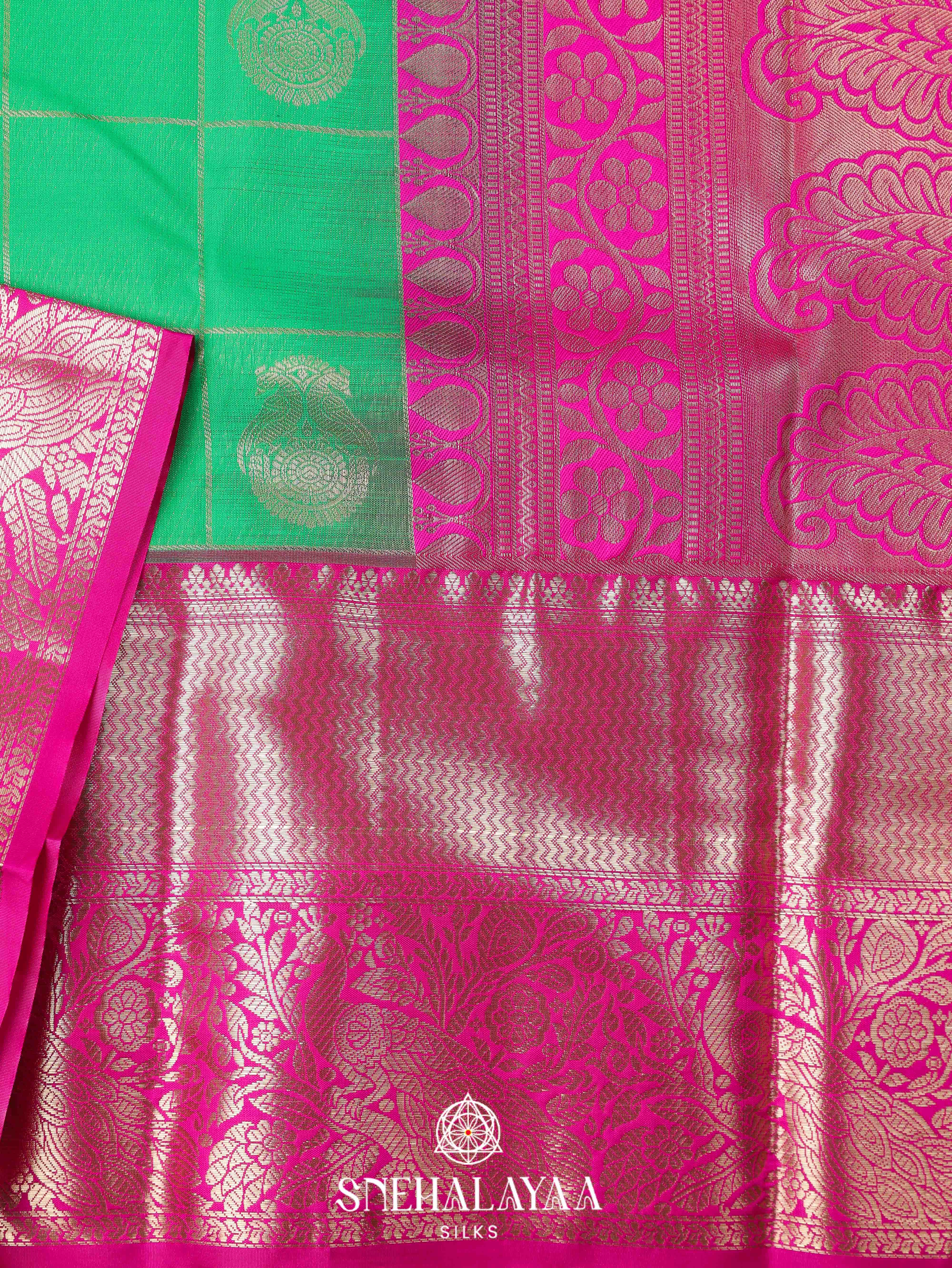 Green Art Silk Saree