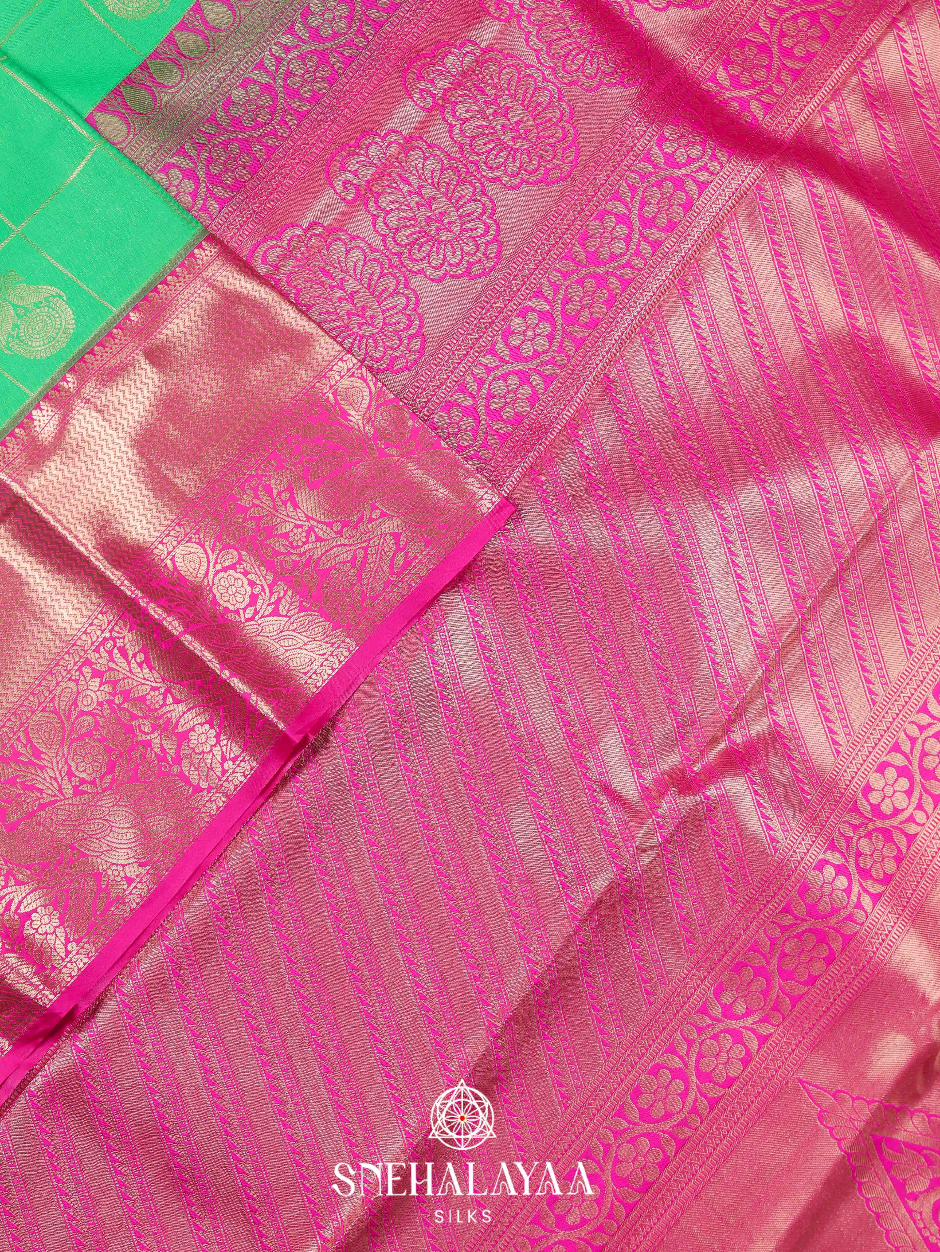 Green Art Silk Saree
