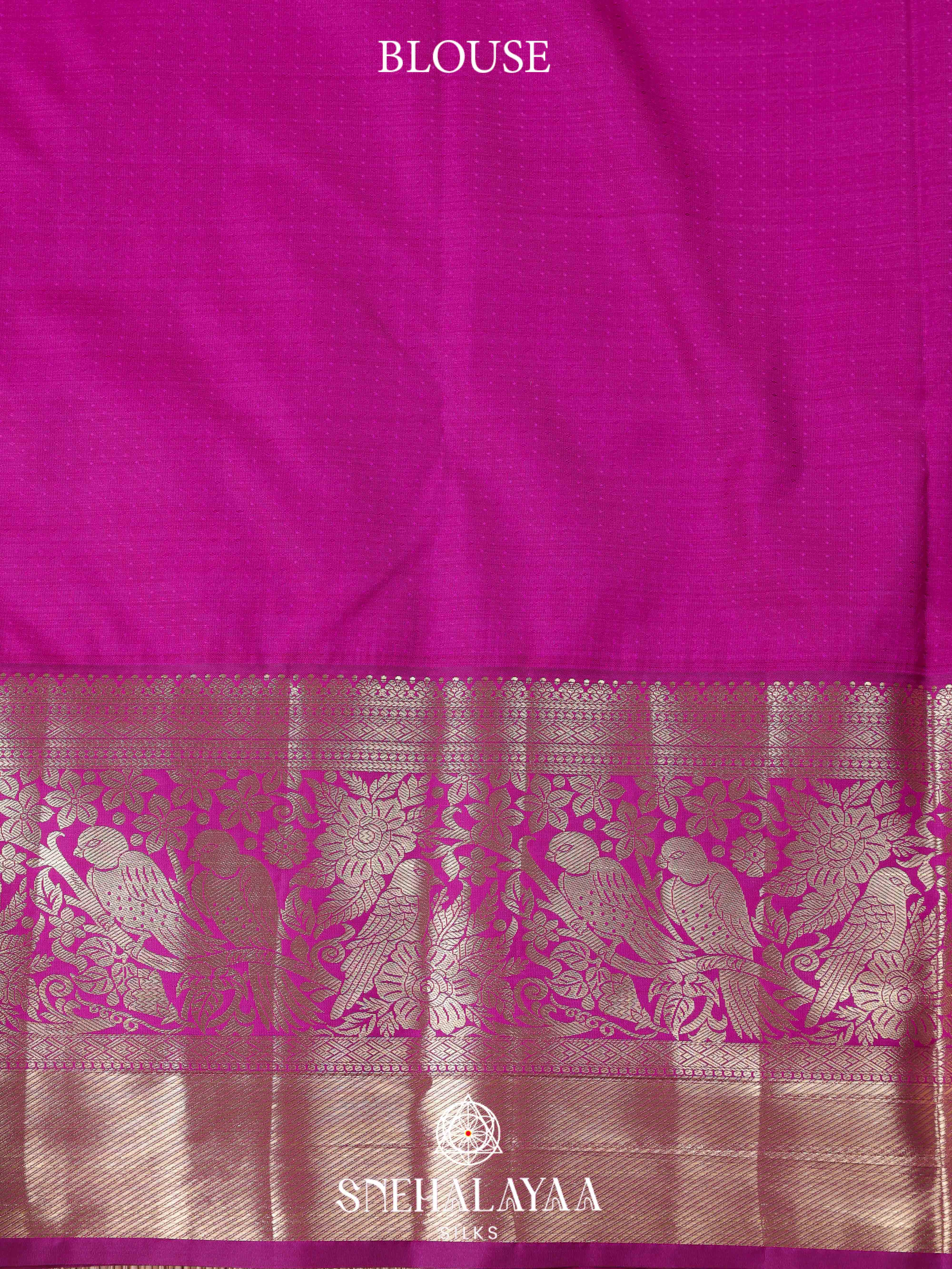 Pink Art Silk Saree