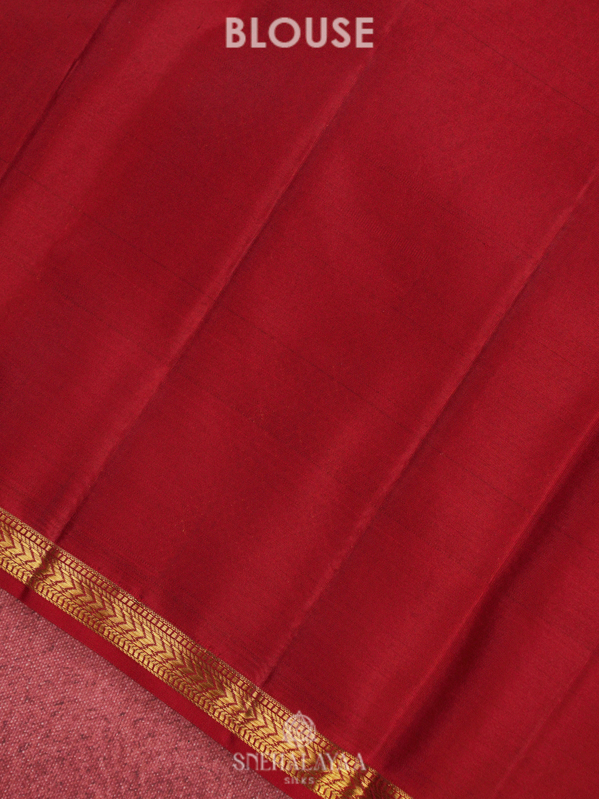 Forest Green Kanjivaram Silk Saree With Contrast Border