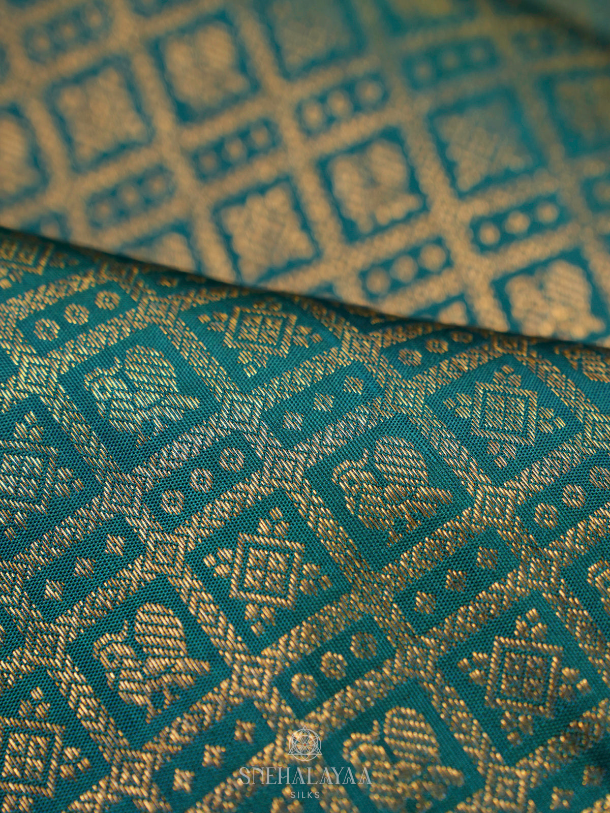 Bottle Green Kanjivaram Silk Saree
