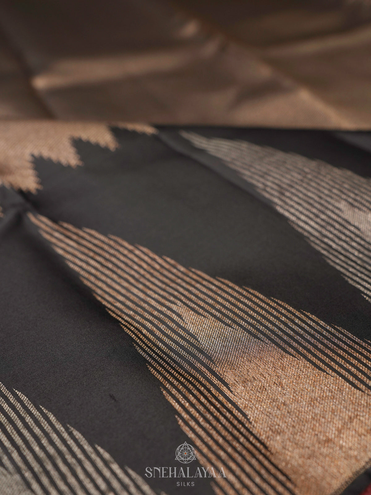 Black Kanjivaram Silk Saree
