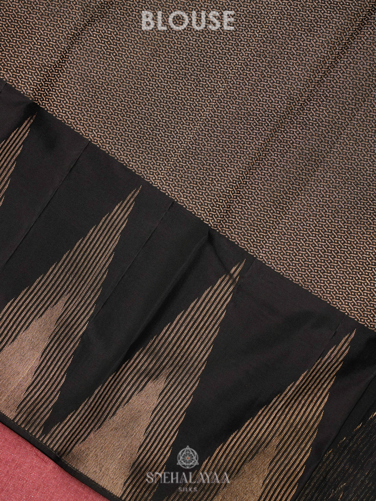 Black Kanjivaram Silk Saree