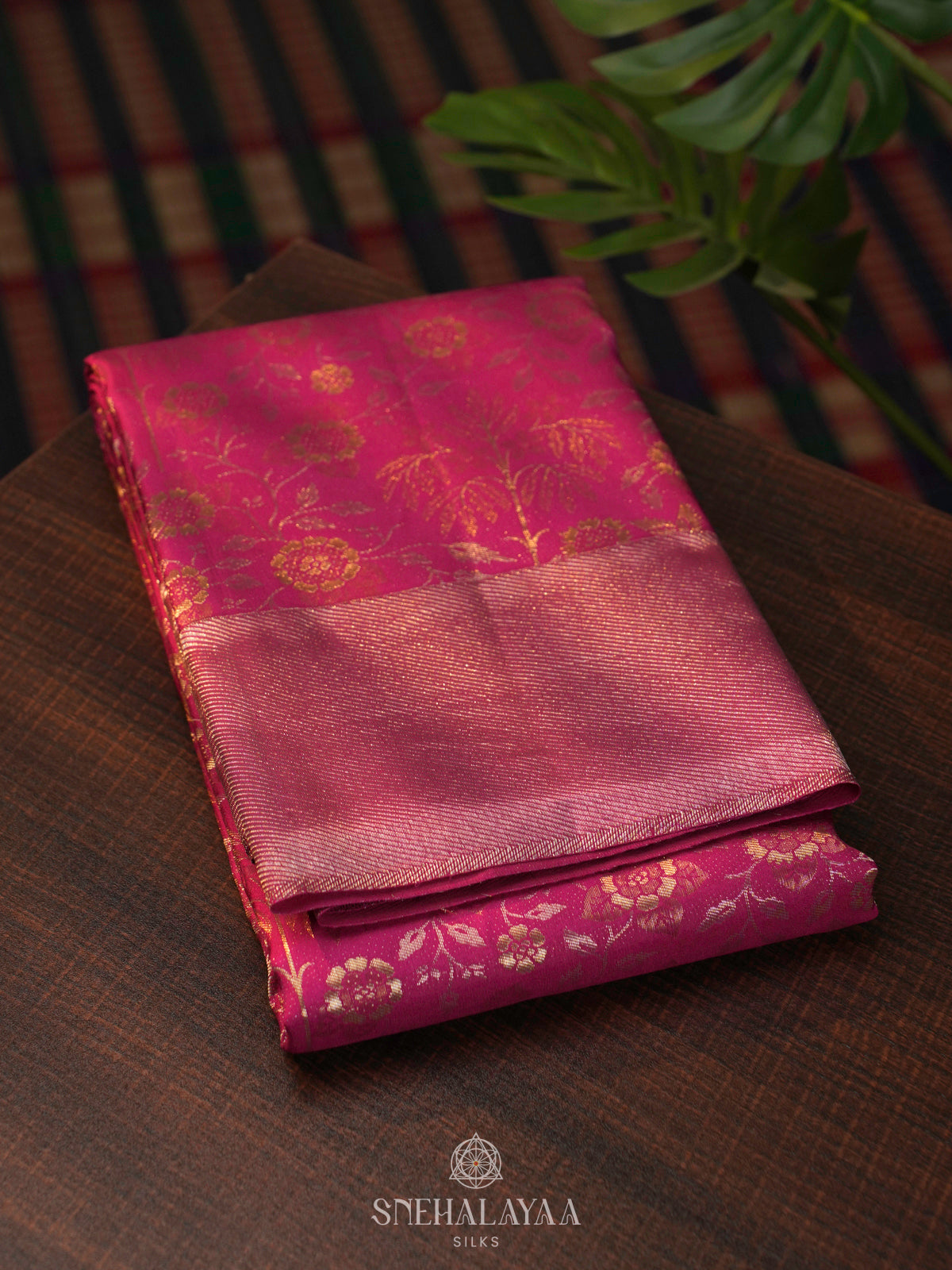 Magenta Kanjivaram Silk Saree