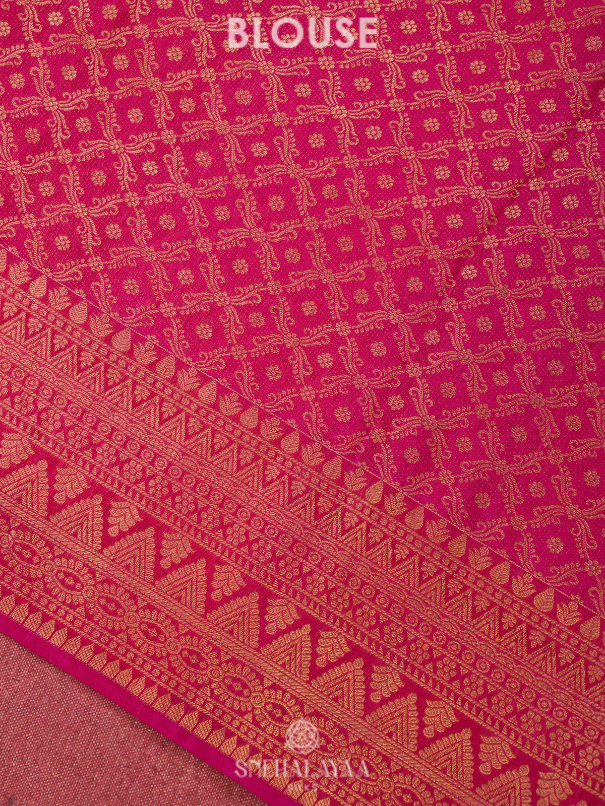 Pink Kanjivaram Silk Saree