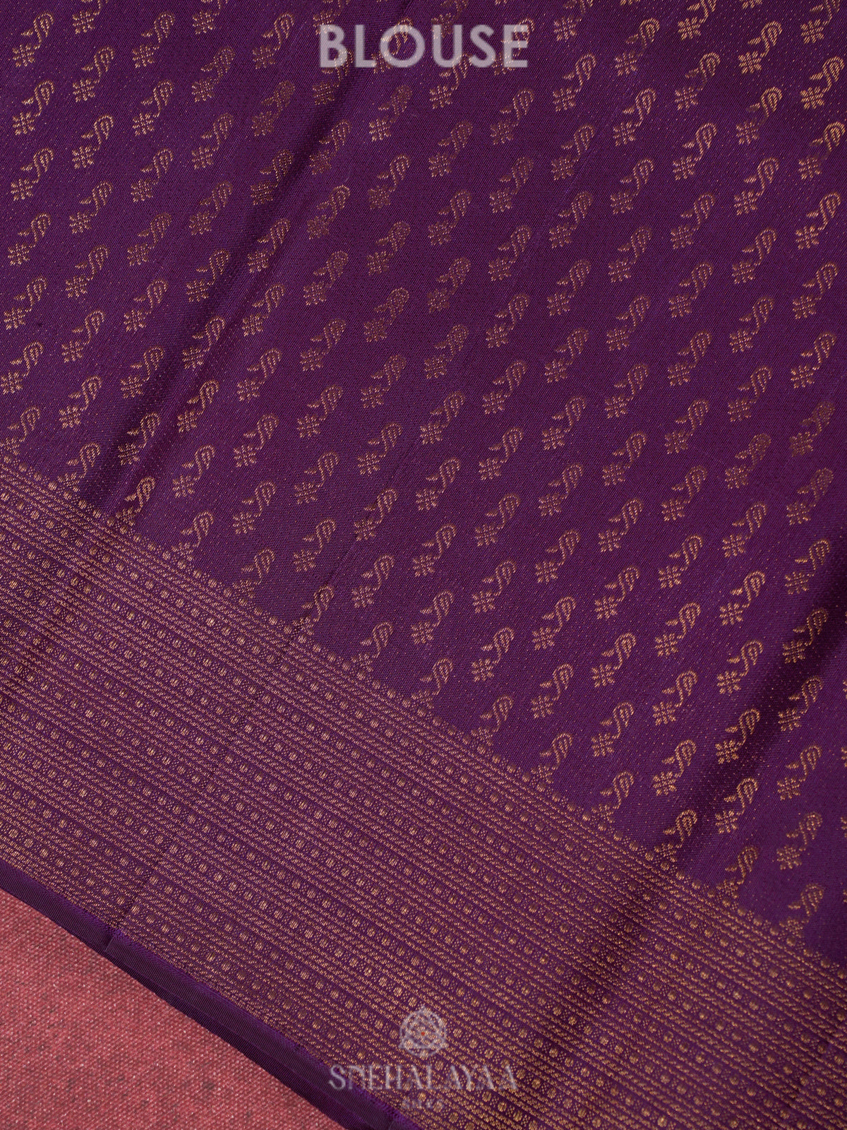 Purple Kanjivaram Silk Saree