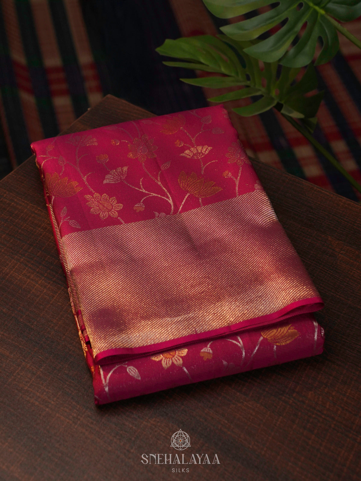Pink Kanjivaram Silk Saree
