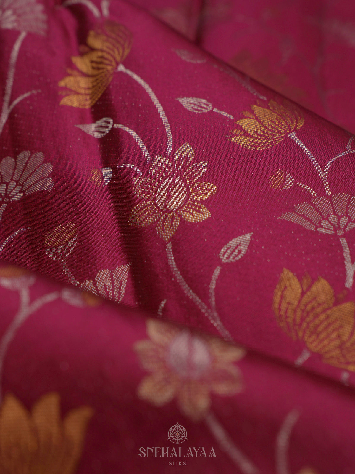 Pink Kanjivaram Silk Saree