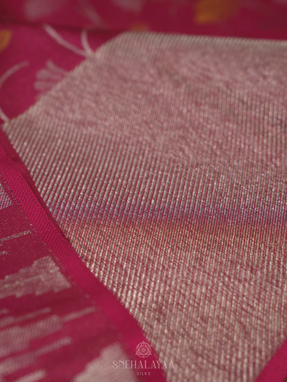 Pink Kanjivaram Silk Saree