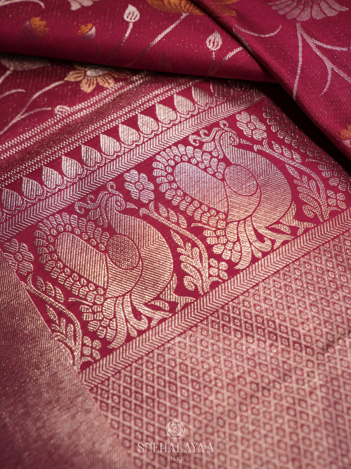 Pink Kanjivaram Silk Saree