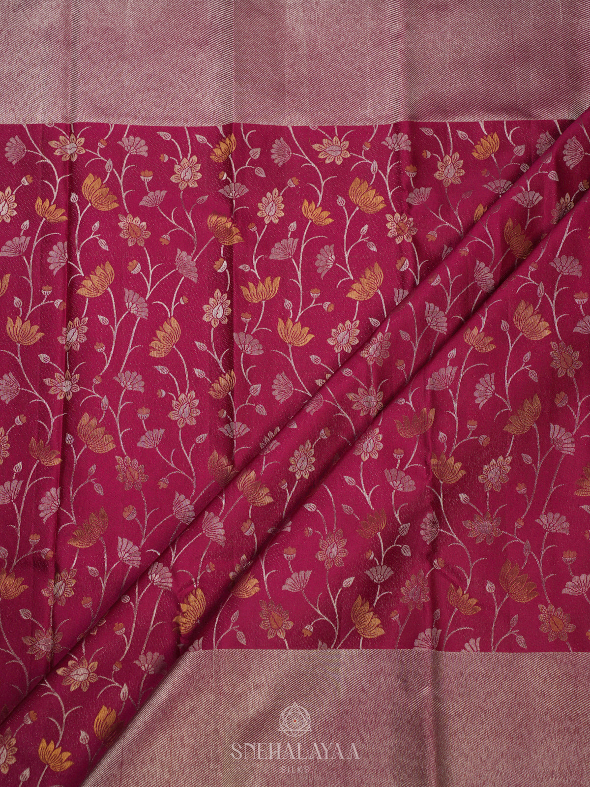 Pink Kanjivaram Silk Saree