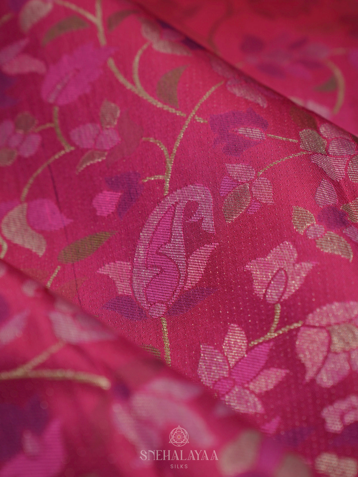 Pink Kanjivaram Silk Saree