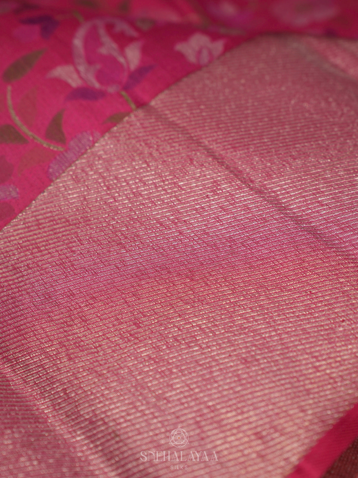 Pink Kanjivaram Silk Saree