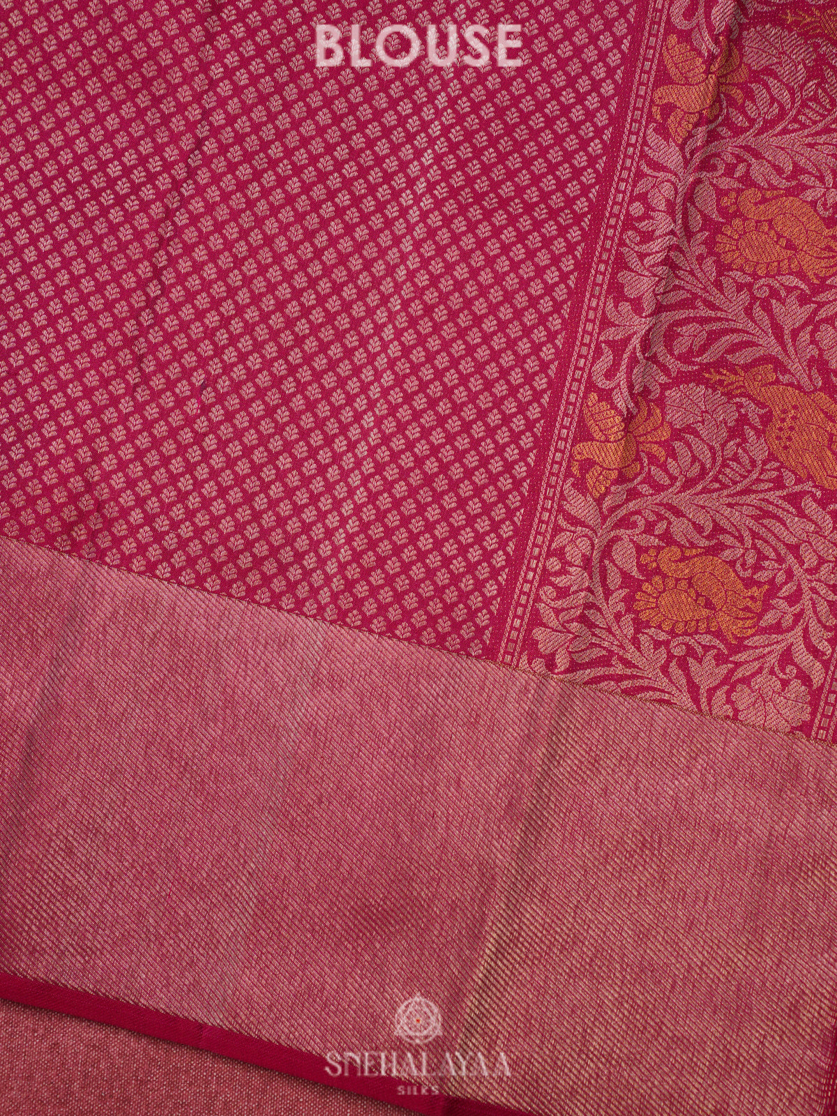 Pink Kanjivaram Silk Saree