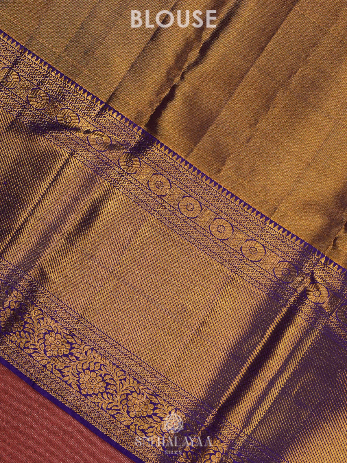 Golden Yellow Kanjivaram Silk Saree