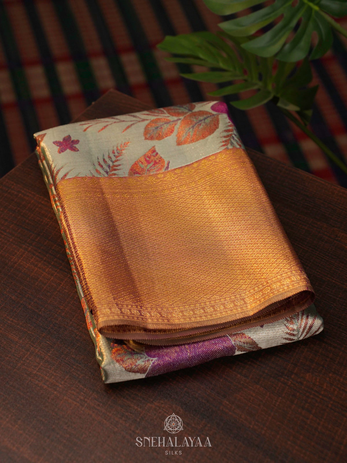 Pale Green Kanjivaram Silk Saree