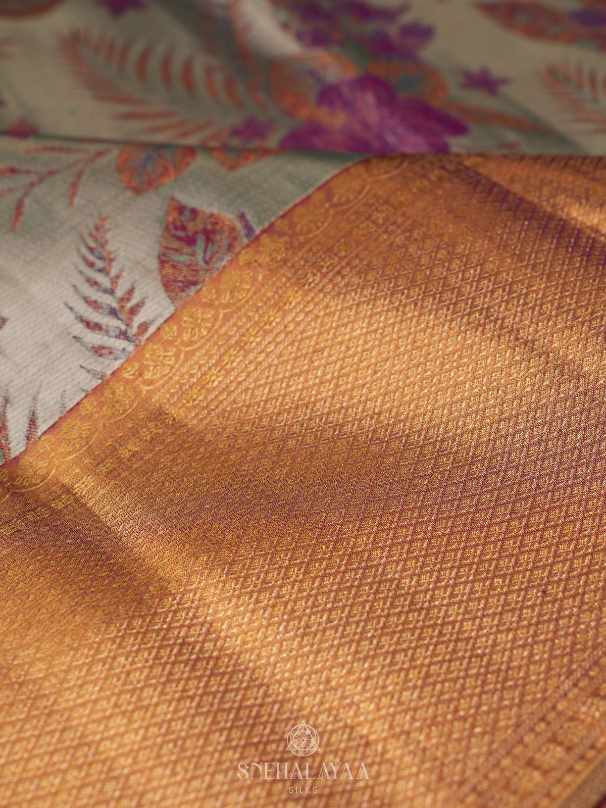 Pale Green Kanjivaram Silk Saree