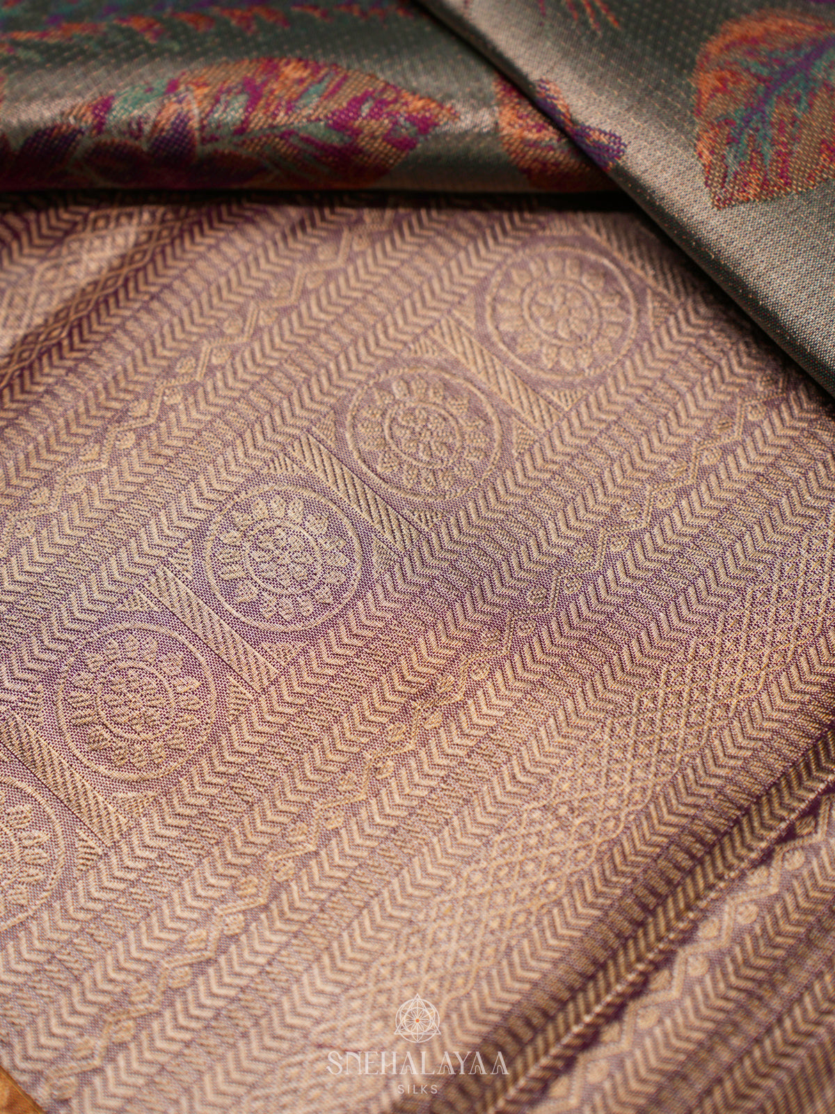 Pale Green Kanjivaram Silk Saree